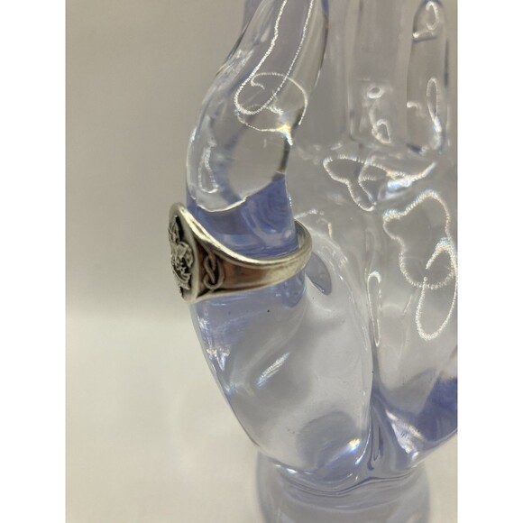 Vintage Sterling Silver .925 BSA Boy Scouts of America Size 10 Ring - Picture 3 of 6